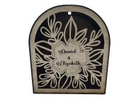 Svadobná truhlica na peniaze - Vyrezávaná