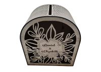 Svadobná truhlica na peniaze - Vyrezávaná