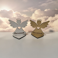 Drevený anjel – pre pani asistentku