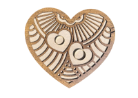 Drevené srdce na obrúčky
