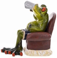 Keramická žabka - Relax pri pivku