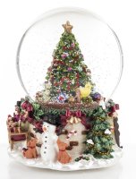Snehová guľa - Vianočný stromček