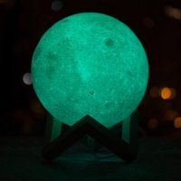 3D lampa mesiac 16 farieb