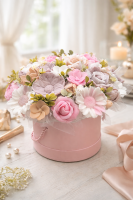 Mydlová kytica v darčekovom boxe