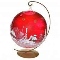 Svietnik červený matný