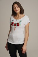 Dámska blúzka vyšívaná makovicami - 2XL