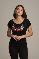 Dámska blúzka vyšívaná makovicami - 2XL