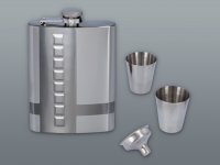 Súprava DARK ploskačka 210 ml + 2 ks štamperlíkov 35 ml