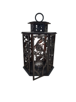 Drevená lucerna - Vtáčiky