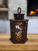 Drevená lucerna - Kvet