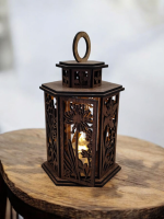 Drevená lucerna - Kvet