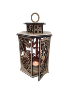 Drevená lucerna - Vták