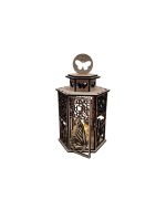 Drevená lucerna - Motýľ