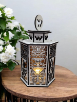 Drevená lucerna - Motýľ