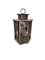 Drevená lucerna - Sova