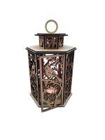 Drevená lucerna - Vtáčiky