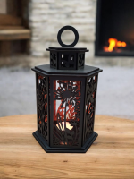 Drevená lucerna - Kvet