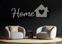 Drevený nápis na stenu – Home