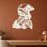 Drevený obraz na stenu – Portrét motokrosára