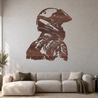 Drevený obraz na stenu – Portrét motokrosára