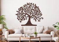 Drevený strom života na stenu – Kráľovská koruna