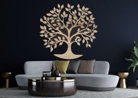 Drevený strom života na stenu – Rodinný rozkvet