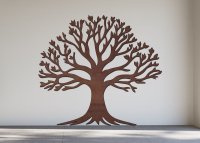 Drevený strom života na stenu – Strom rovnováhy