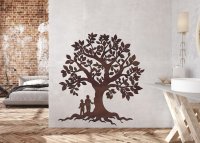 Drevený strom života na stenu – Rodinné korene