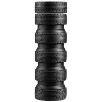 Rozťahovacia fľaša na vodu v tvare pneumatík