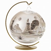 Svietnik bielo-sivý matný