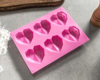 Forma na pečenie muffinov 3D srdce