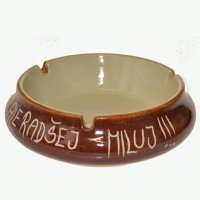 Popolník keramický - Nerušiť fajčím