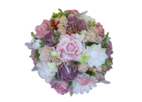 Luxusná mydlová kytica v boxe - nežná