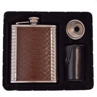 Súprava SNAKE ploskačka 210 ml + 2 ks štamperlíkov 35 ml