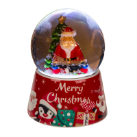 Snehová guľa - Snehuliak LED