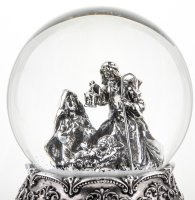 Snehová guľa - Betlehem s hracou skrinkou