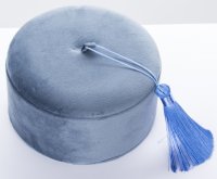 Šperkovnica modrá so zrkadlom