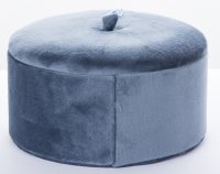 Šperkovnica modrá so zrkadlom