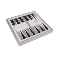 Kovová spoločenská hra - Backgammon