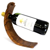 Drevený stojan na víno - Korytnačka
