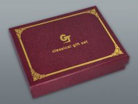 Súprava LEATHER WINE ploskačka 540 ml + 4ks štamperlíkov 80 ml