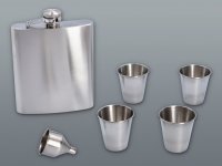 Súprava ALCO ploskačka 540 ml + 4ks štamperlíkov 80 ml