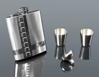 Súprava DARK ploskačka 210 ml + 2 ks štamperlíkov 30 ml