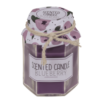 Aromatická sviečka v džemovej nádobe (rôzne vône) -Mango