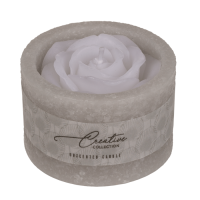 Sviečka „Ruža“ ca 7,5 × 5 cm - Ružová