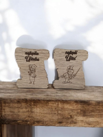 Drevená magnetka - Najlepšia učiteľka