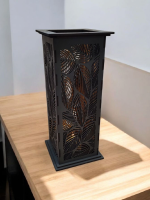 Vysoký drevený svietnik - Listy