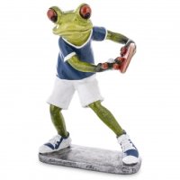 Keramická žabka – pingpongista