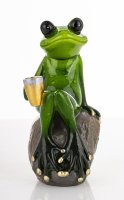 Keramická žabka s pivom