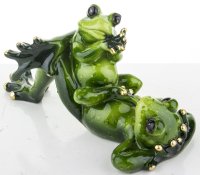 Keramické žabky – matka a dieťa